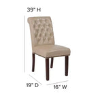 Set of 4 Parsons Chairs