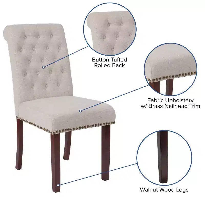 Set of 4 Parsons Chairs