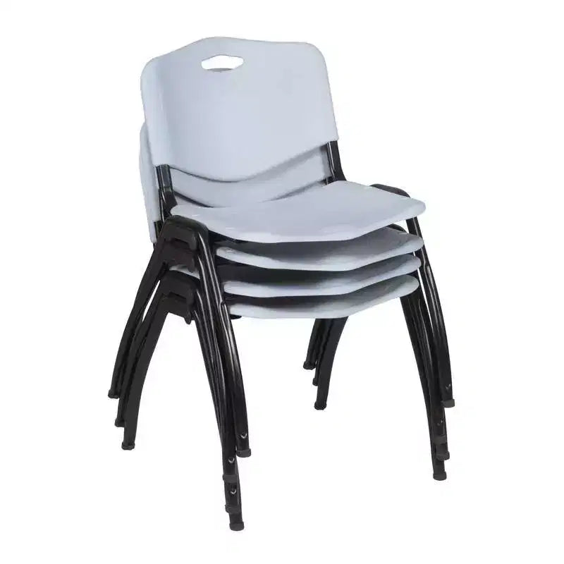 4pk M Lightweight Stackable Sturdy Breakroom Chairs