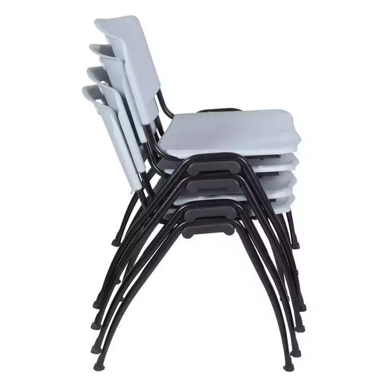 4pk M Lightweight Stackable Sturdy Breakroom Chairs