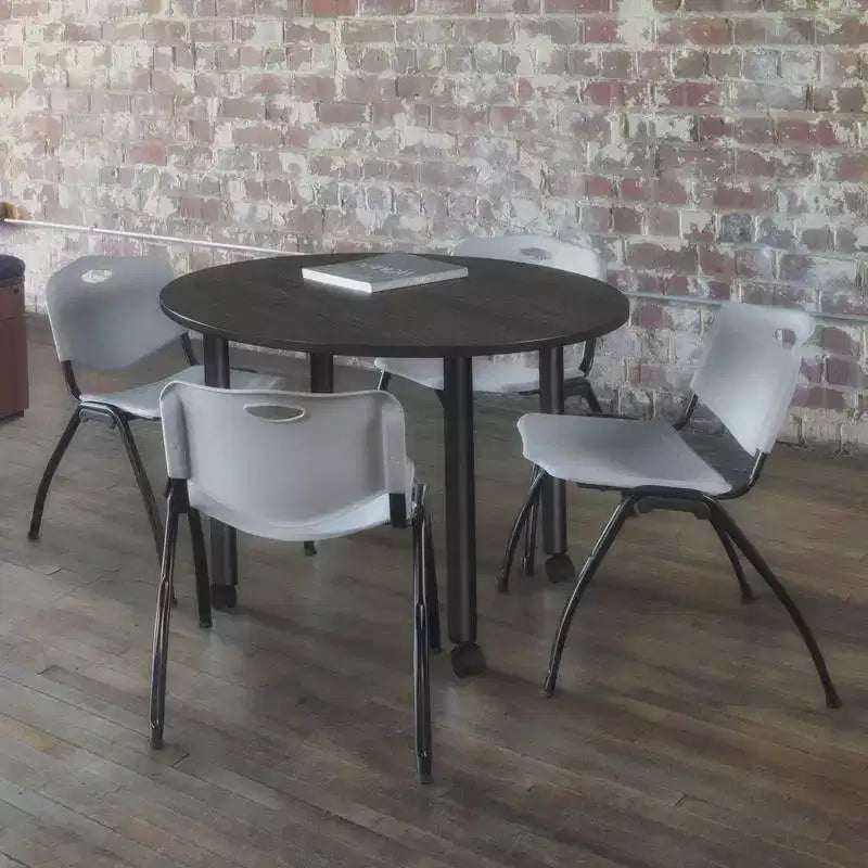 4pk M Lightweight Stackable Sturdy Breakroom Chairs