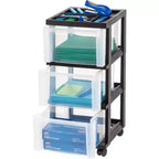 Medium 3 Drawer Cart with Organizer Top