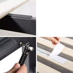 6 Platform Bed Frame Gray Wash