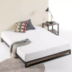 6 Platform Bed Frame Gray Wash