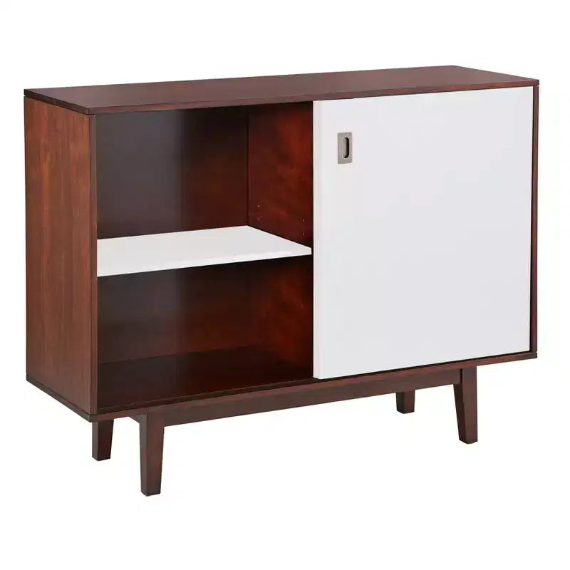 Console Table with Reversible Sliding Doors
