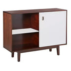 Console Table with Reversible Sliding Doors