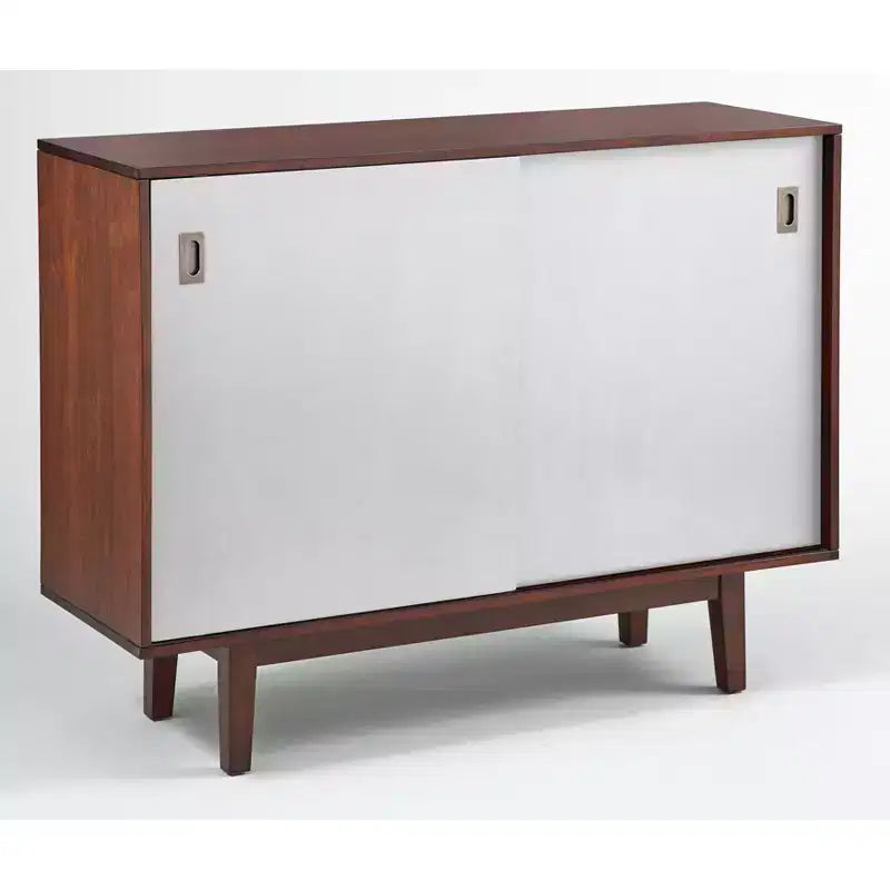 Console Table with Reversible Sliding Doors