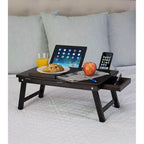 Multi-tasking Laptop Bamboo Bed Tray