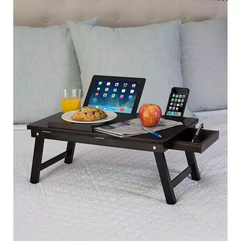Multi-tasking Laptop Bamboo Bed Tray