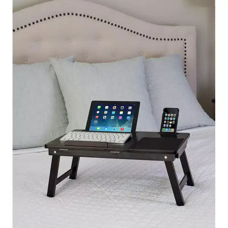 Multi-tasking Laptop Bamboo Bed Tray