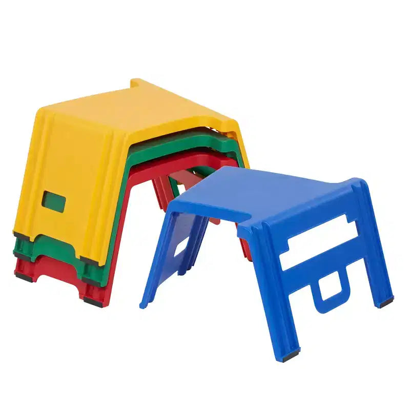 ECR4Kids Linking Stool Set, 4-Piece